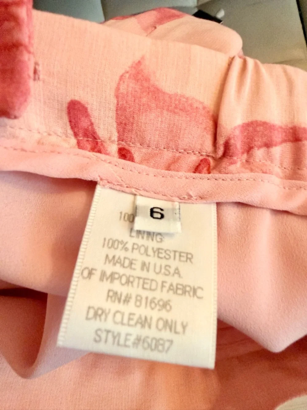 Pink floral maxi skirt - Picture 4 of 5